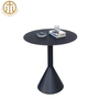 Nordic Modern Minimalist Outdoor Small Round Wrought Iron Coffee Table