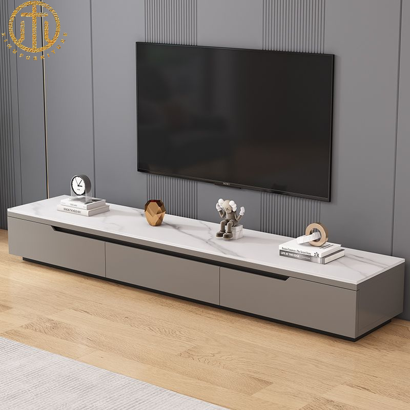 Nordic Light Luxury Living Room Marble Floor Cabinet