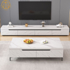 Nordic Light Luxury Living Room Marble Floor Cabinet