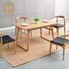 Nordic Modern Simple Ash Wood Dining Table For Dining Room