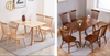 Nordic Simple Solid Wood V-foot Rectangular Table For Dining Room