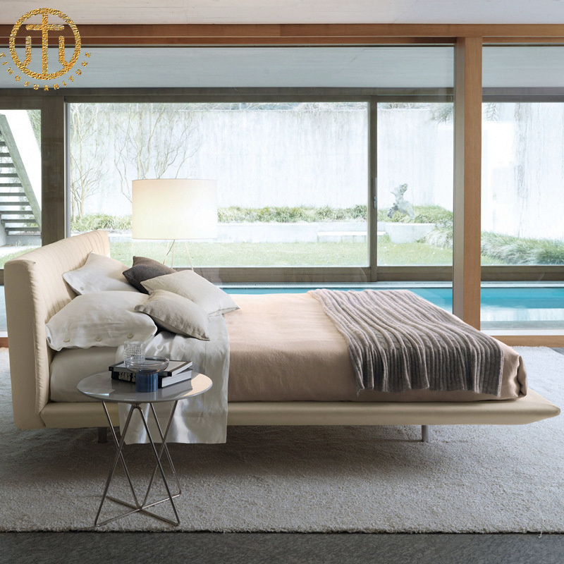 Italian Modern Minimalist High-end Light Luxury Bed For Bedroom